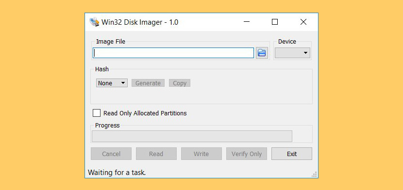 Win32 Disk Imager Windows 10 Microsoft